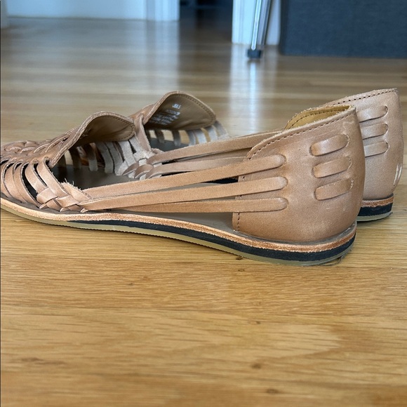 Nisolo Women's Woven Leather Loafers in Tan - Picture 3 of 4